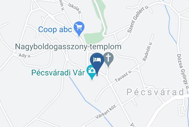 Pecsvarad - Istvan Kiraly Szallo Es Etterem Maps