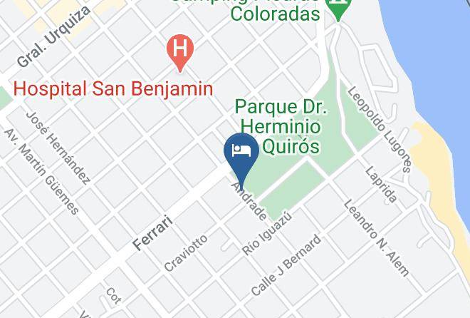 Colon - Ita Guazu Bungalows Spa Maps