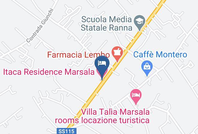Trapani - Itaca Residence Marsala Maps