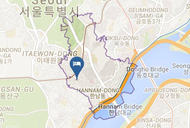 Yongsangu - Itaewon Backpackers Maps