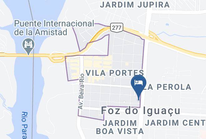 Foz Do Iguacu - Itaipu Hotel Maps