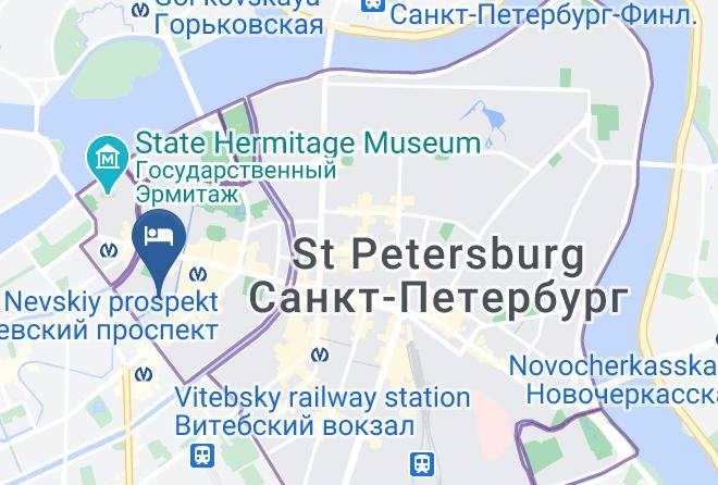 Saint Petersburg - Ital'yanskiye Komnaty Pio Na Kanale Griboyedova 35 Maps