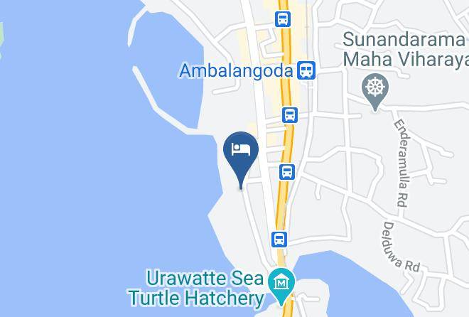 Galle - Italia Beach Hotel Maps
