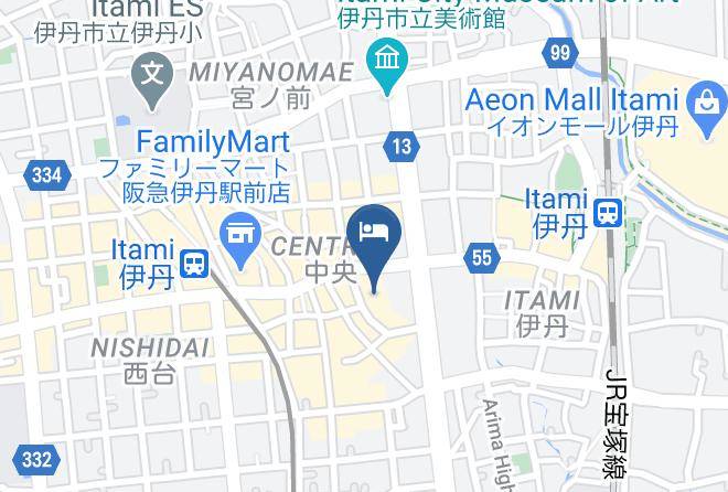 Itami City - Itami City Hotel Maps