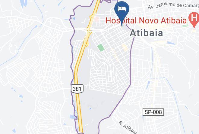 Atibaia - Itapetinga Hotel Atibaia Maps