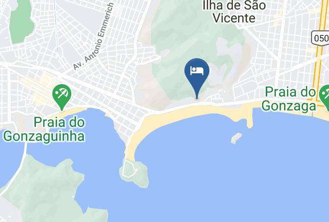 Sao Vicente - Itarare Tower Beach Maps