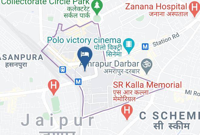 Jaipur - Itc Rajputana A Luxury Collection Hotel Jaipur Maps