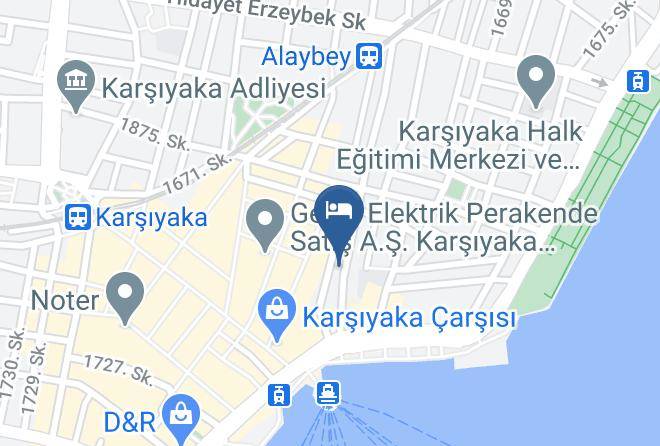 Karsiyaka - Itimat Pansiyon Maps