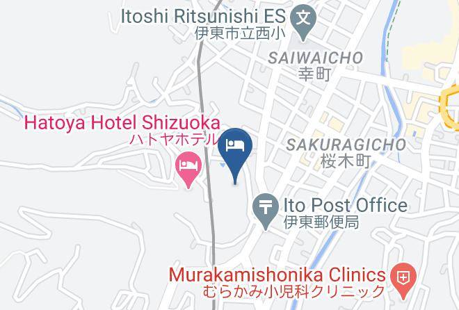 Ito City - Ito Hotel Juraku Maps