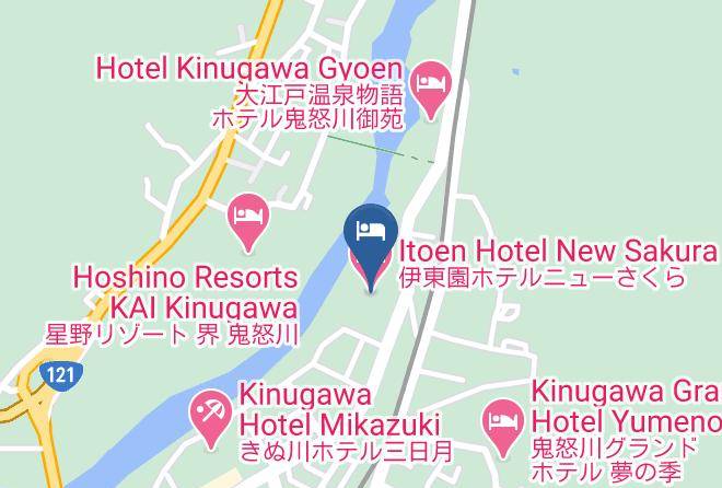 Nikko City - Itoen Hotel New Sakura Maps