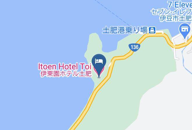 Izu City - Itoen Hotel Toi Maps