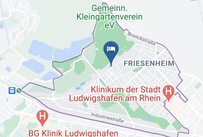 Ludwigshafen Am Rhein - Iuventas Gastehaus Pension Maps