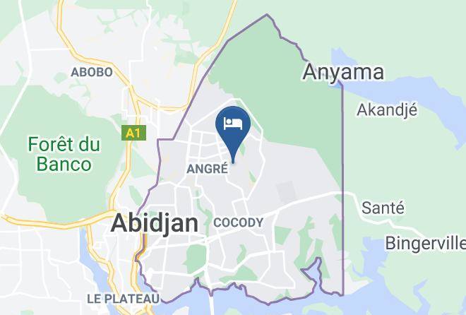 Abidjan - Hotel Belle Cote Abidjan Maps