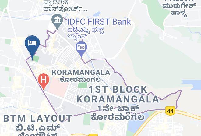 Bengaluru - Ivory Petals Maps