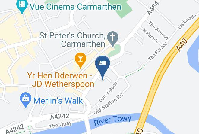 Carmarthenshire - Ivy Bush Royal Hotel By Compass Hospitality Maps