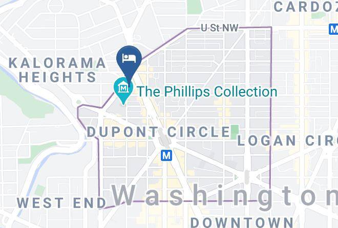 City Of Washington - The Ivy Mansion B&b Maps