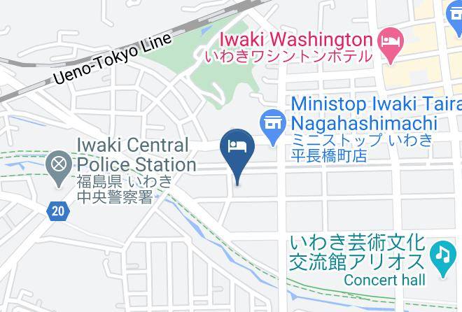 Iwaki City - Iwaki Prince Hotel Maps