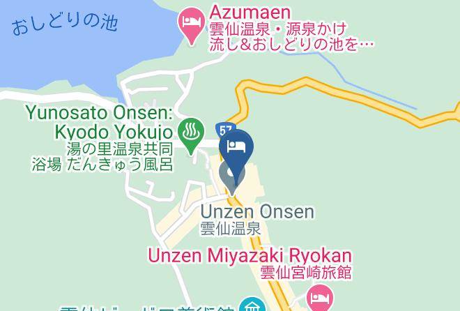 Unzen City - Iwaki Ryokan Maps