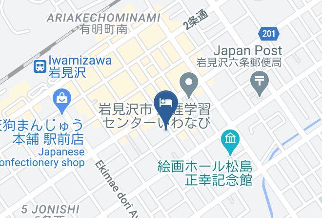 Iwamizawa City - Iwamizawahoteru 5 Jo Maps