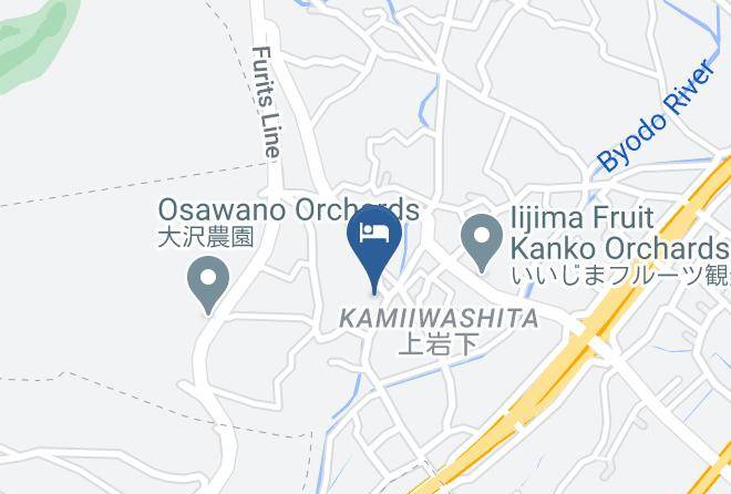 Yamanashi City - Iwashita Onsen Ryokan Maps