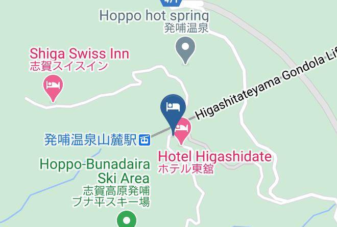 Yamanouchi Townshimotakai District - Iwasuge Hotel Maps