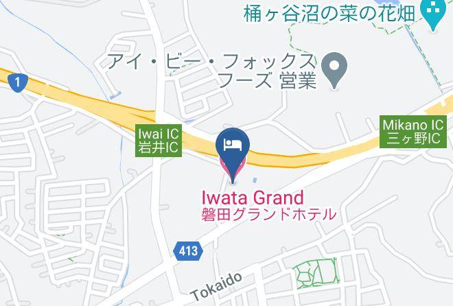 Iwata City - Iwata Grand Hotel Maps