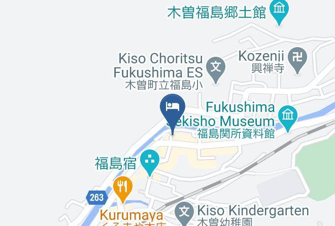Kiso Townkiso District - Iwaya Inn Maps