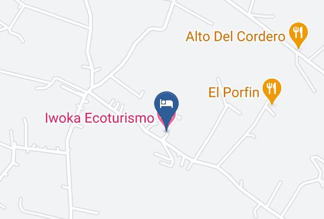 La Calera - Iwoka Ecoturismo Maps