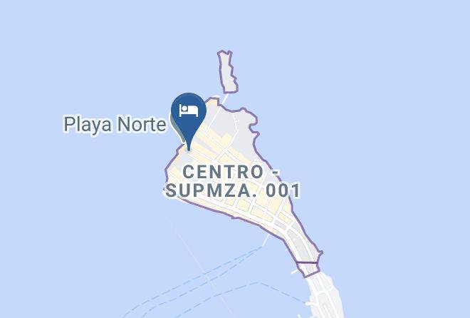 Ixchel Beach Hotel Map