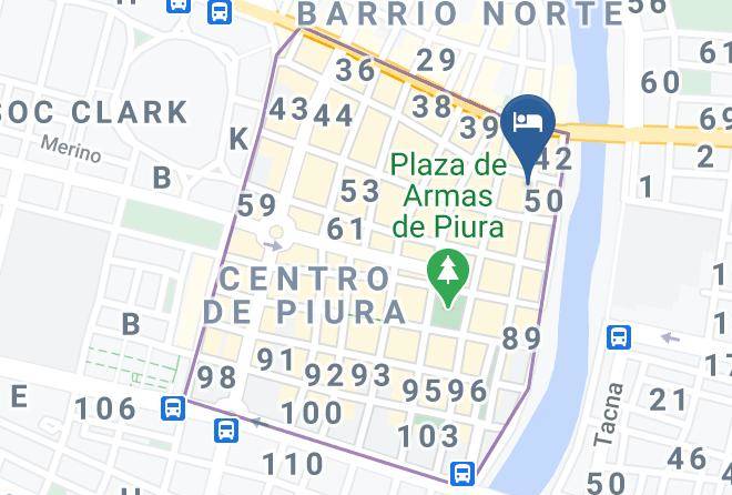 Piura - Hotel Continental Ixnuk Class Maps