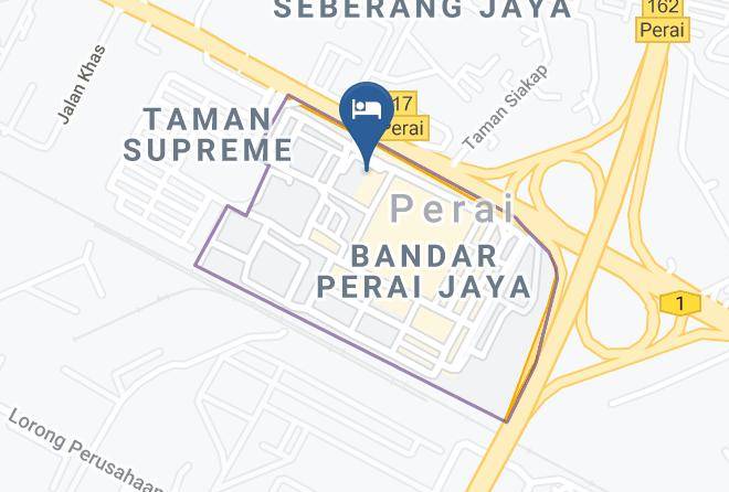 Perai - Ixora Hotel Penang Maps