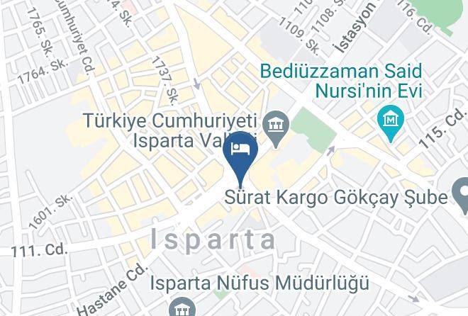 Isparta Celebiler - Iyaspark Otel Maps