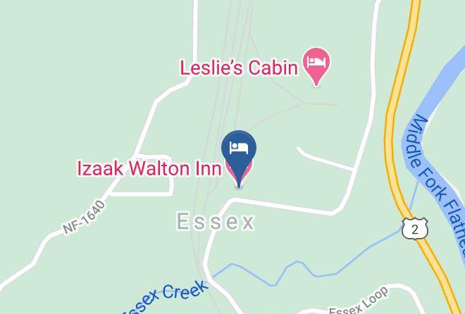 Flathead - Izaak Walton Inn Maps