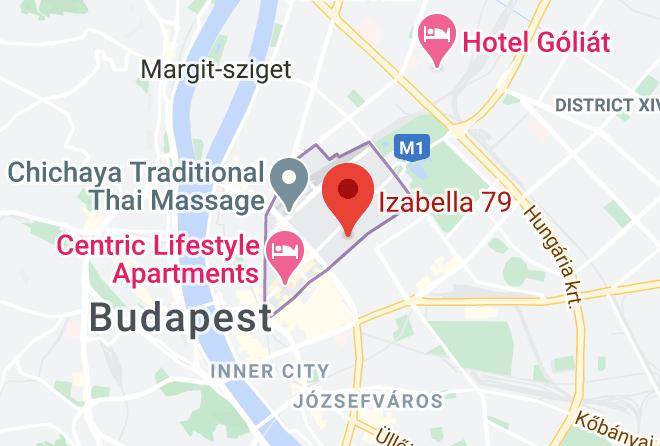 Budapest Terezvaros - Izabella 79 Maps