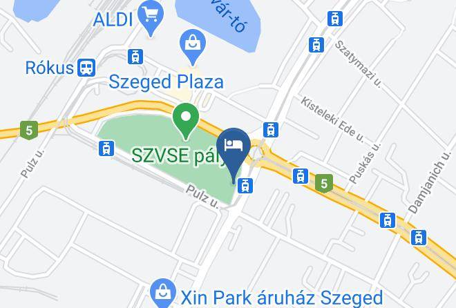 Szeged - Izabella Hotel Maps