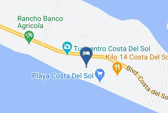 Santiago Nonualco - Izalco Hotel & Beach Resort Maps