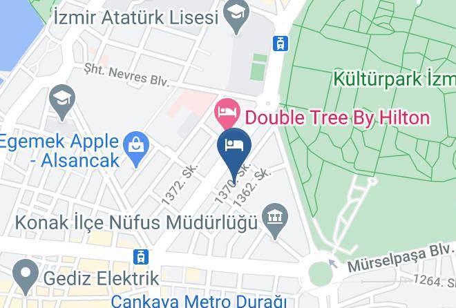 Konak - Izan Hotel Maps