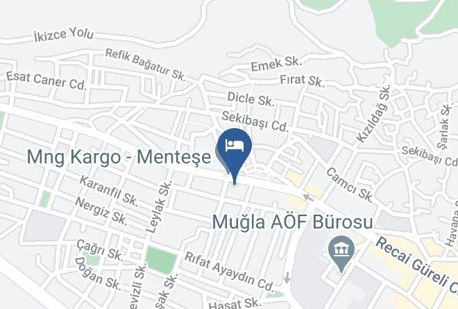 Mentese - Izethan Hotel Maps