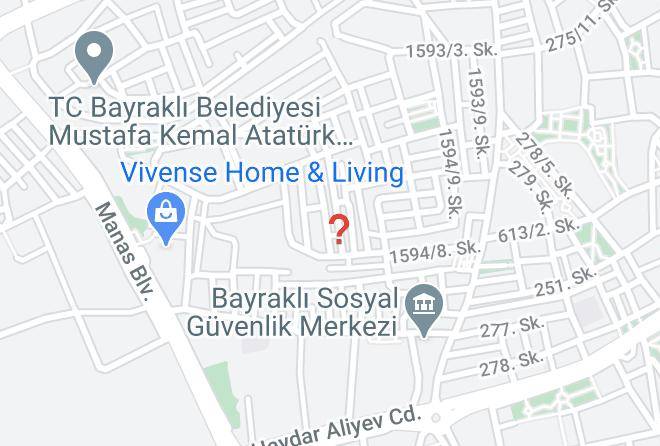 Bayrakli - Izmir Vilayetler Evi Maps