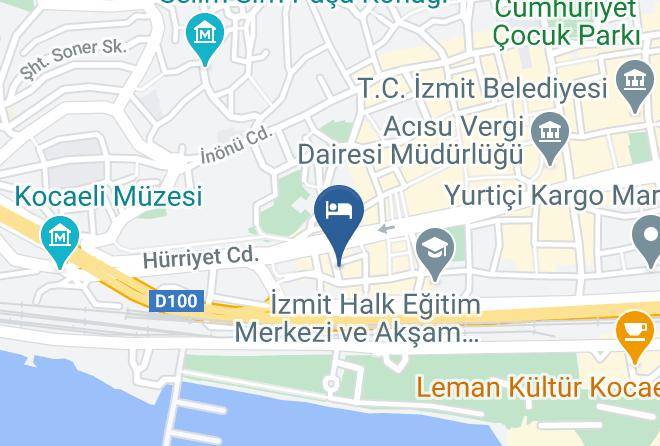 Izmit - Izmit Saray Otel Maps