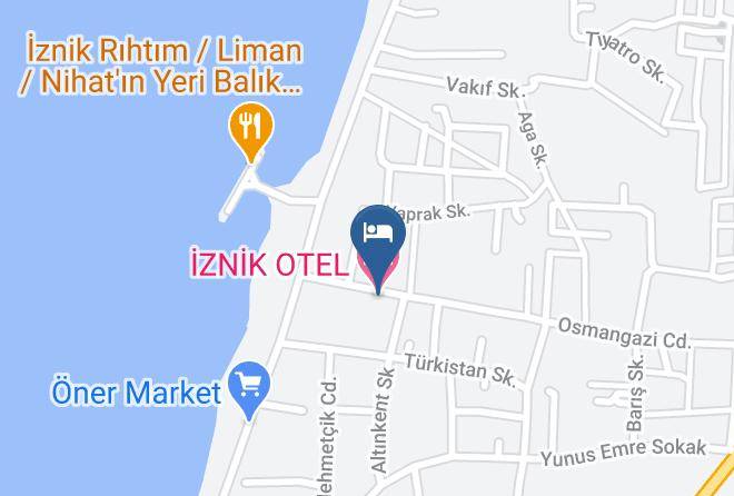 Iznik - Iznik Otel Maps