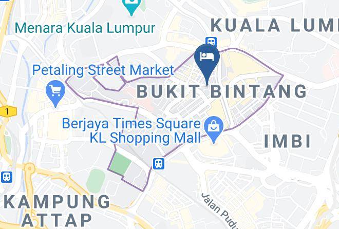 Kuala Lumpur - Izumi Hotel Bukit Bintang Maps