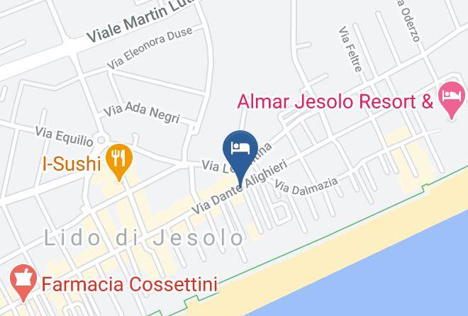 Venice - J44 Lifestyle Hotel Jesolo Maps