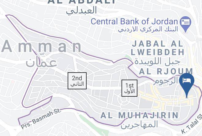 Amman - Jabal Amman Hotel Maps