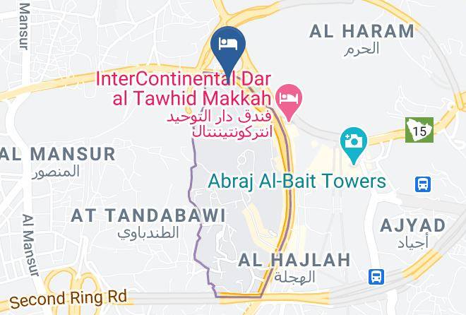 Mecca - Jabal Omar Marriott Hotel Makkah Maps
