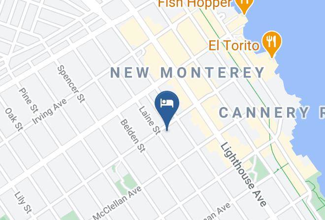 Monterey - Jabberwock Inn Maps
