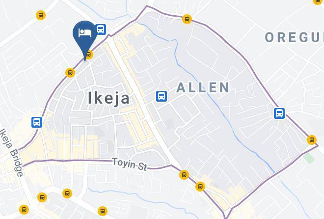 Ikeja - Jabita Intercontinental Hotel Maps