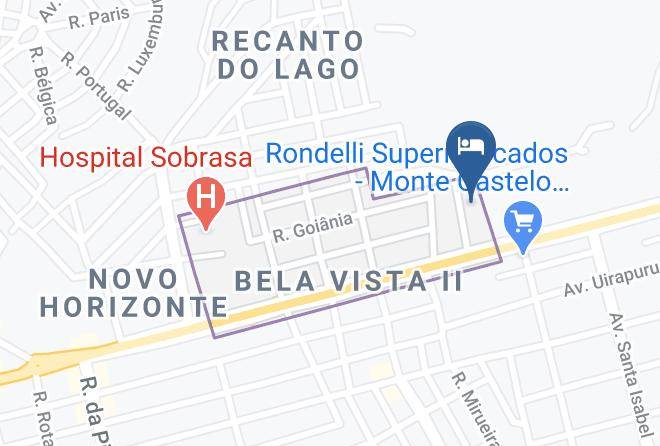 Teixeira De Freitas - Jacaranda Palace Hotel Maps