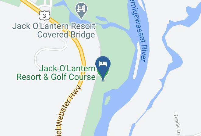 Jack O'lantern Resort & Golf Course Map