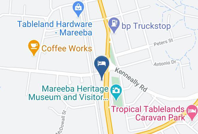 Mareeba - Jackaroo Motel Maps